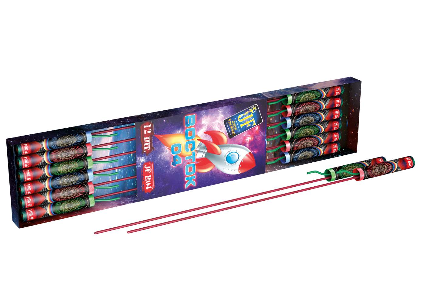 Ракета Восток (12 шт) (0.6"х12) 24/12