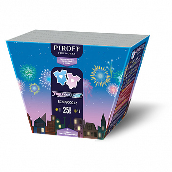 Гендерный салют Pink  (1.2"х25) 4/1