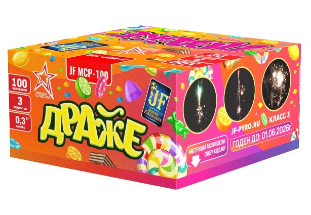 JF MCP-100	 Драже (0.3"х100) 36/1