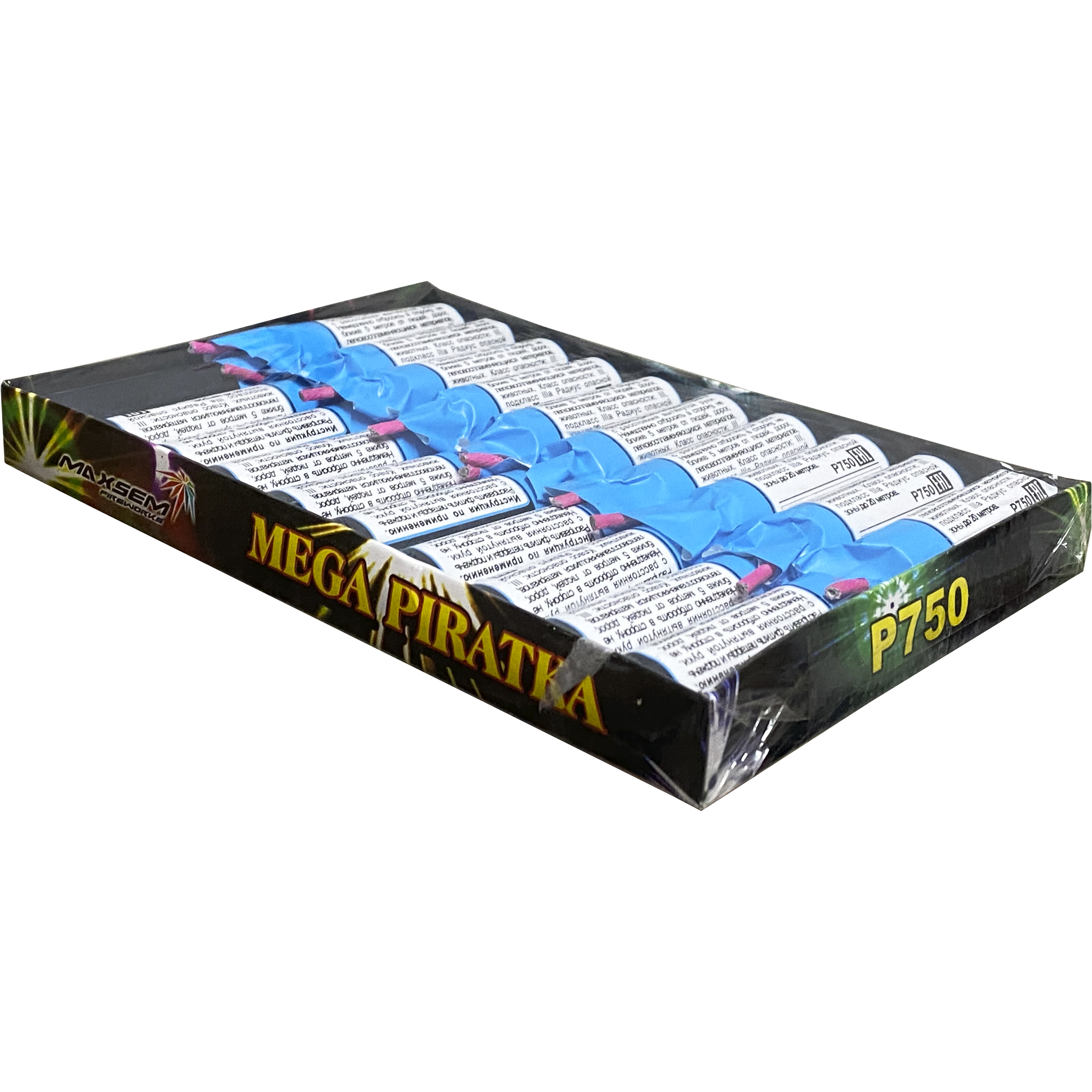 Петарда MEGA PIRATKA MAX P750 (20 шт) (20 шт) 60/20