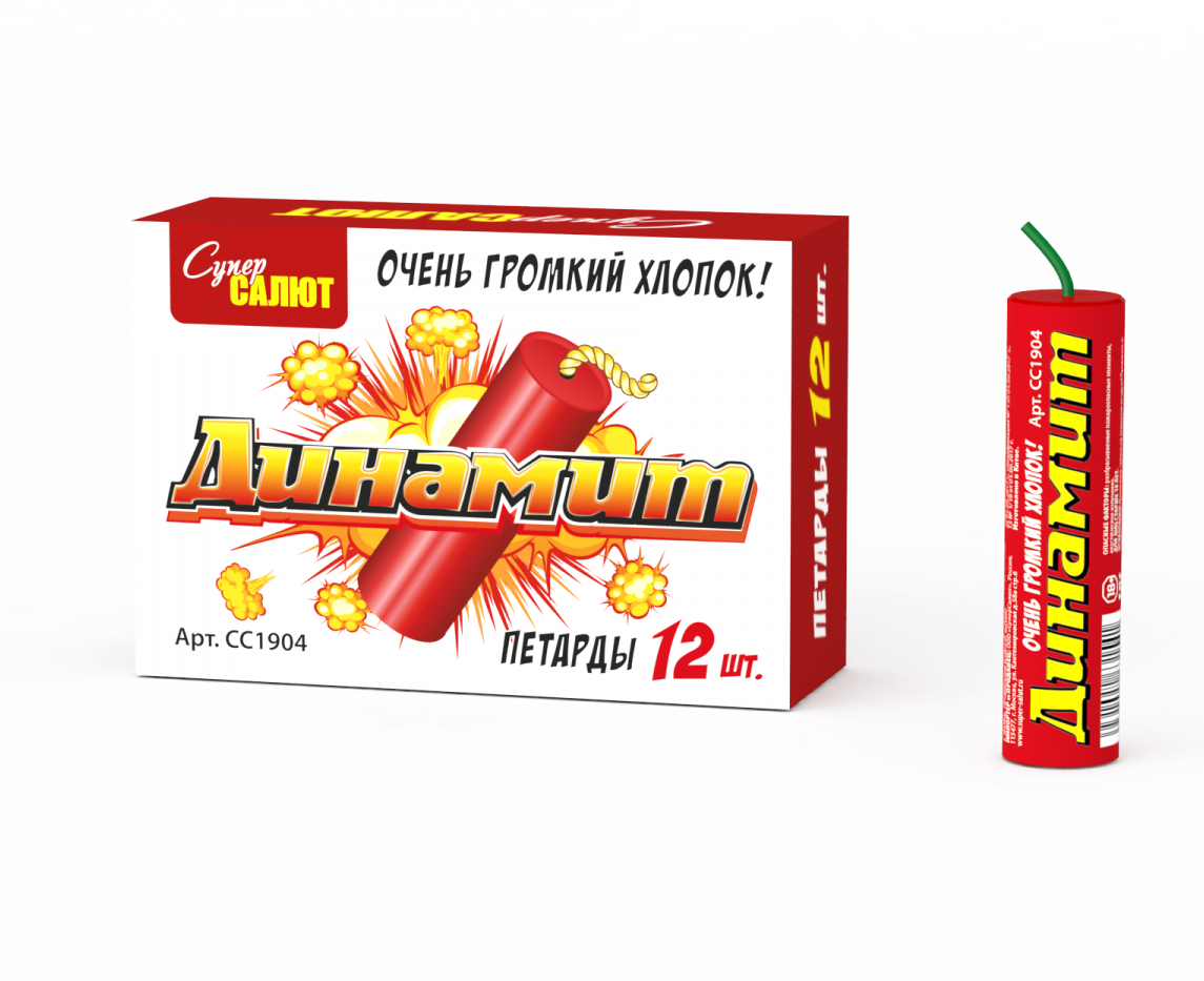 Петарда Динамит (12 шт) 120/1/12