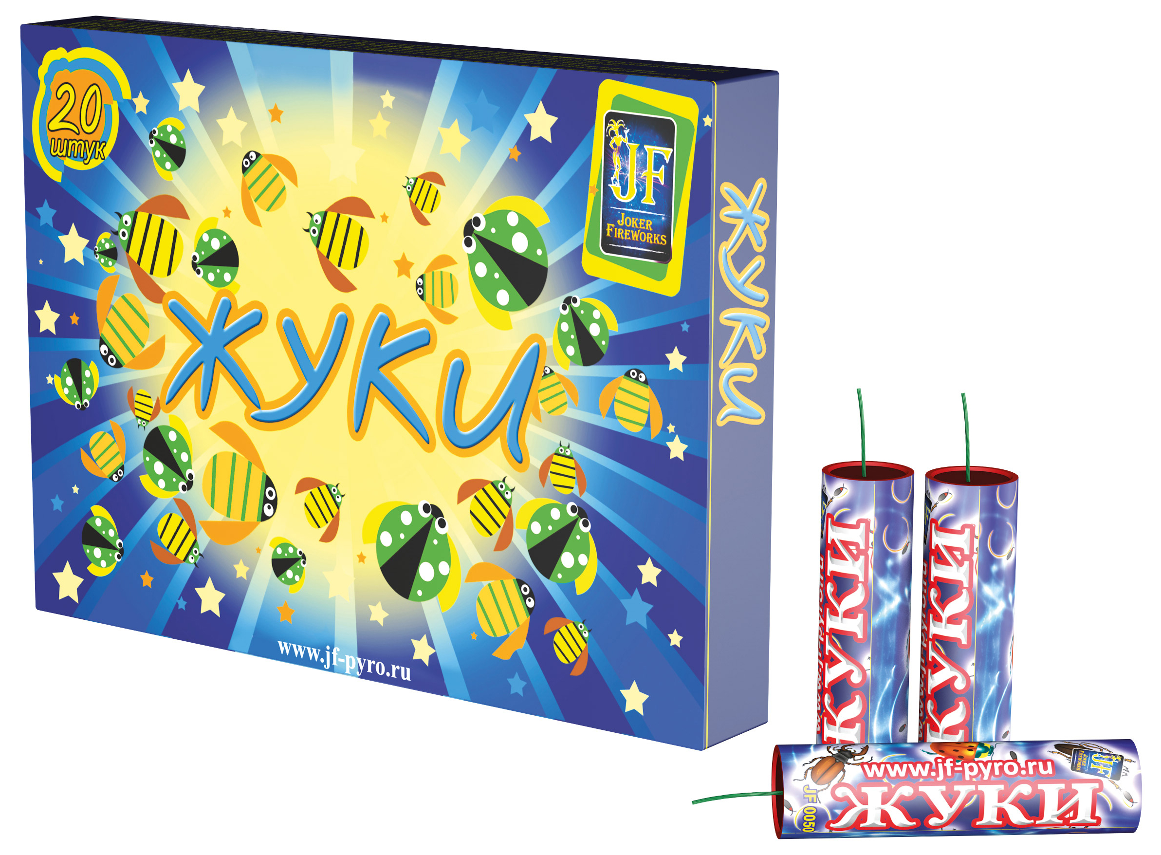 Петарда Жуки (20 шт) 100/20