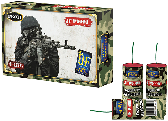 Петарда Пиратка жесть (4 шт) JF P9000 60/4