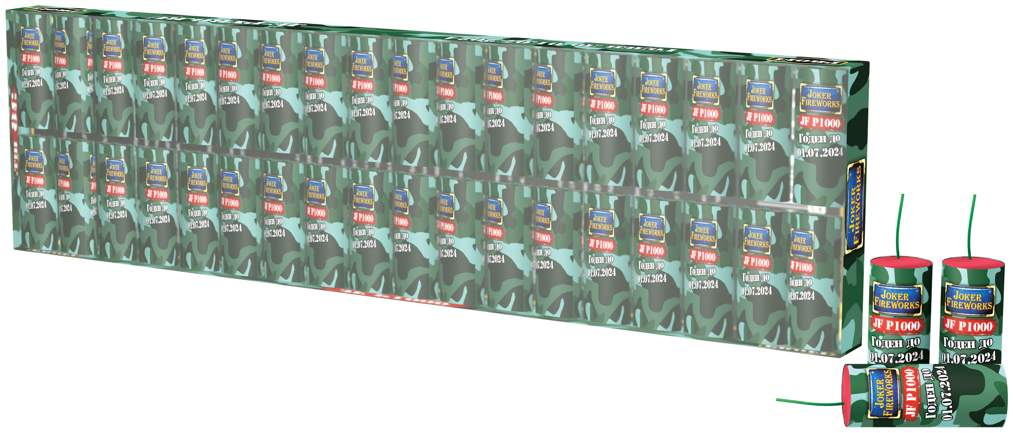 Петарда Пиратка малая (36 шт) 40/1/36