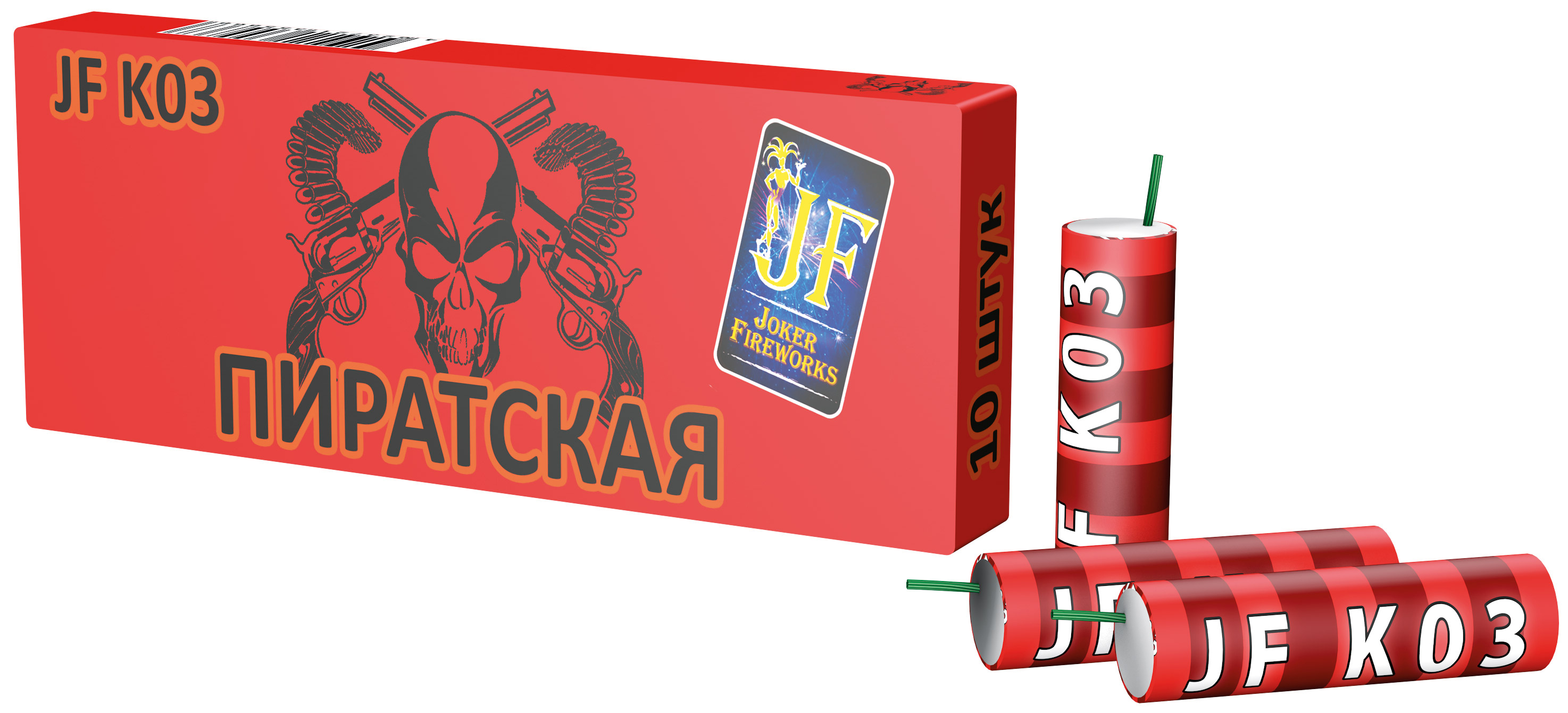 Петарда Пиратская (10 шт) JF K03 4/30/10