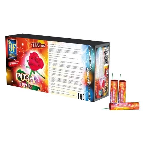 Петарда Роза (6 шт) 20/12/6