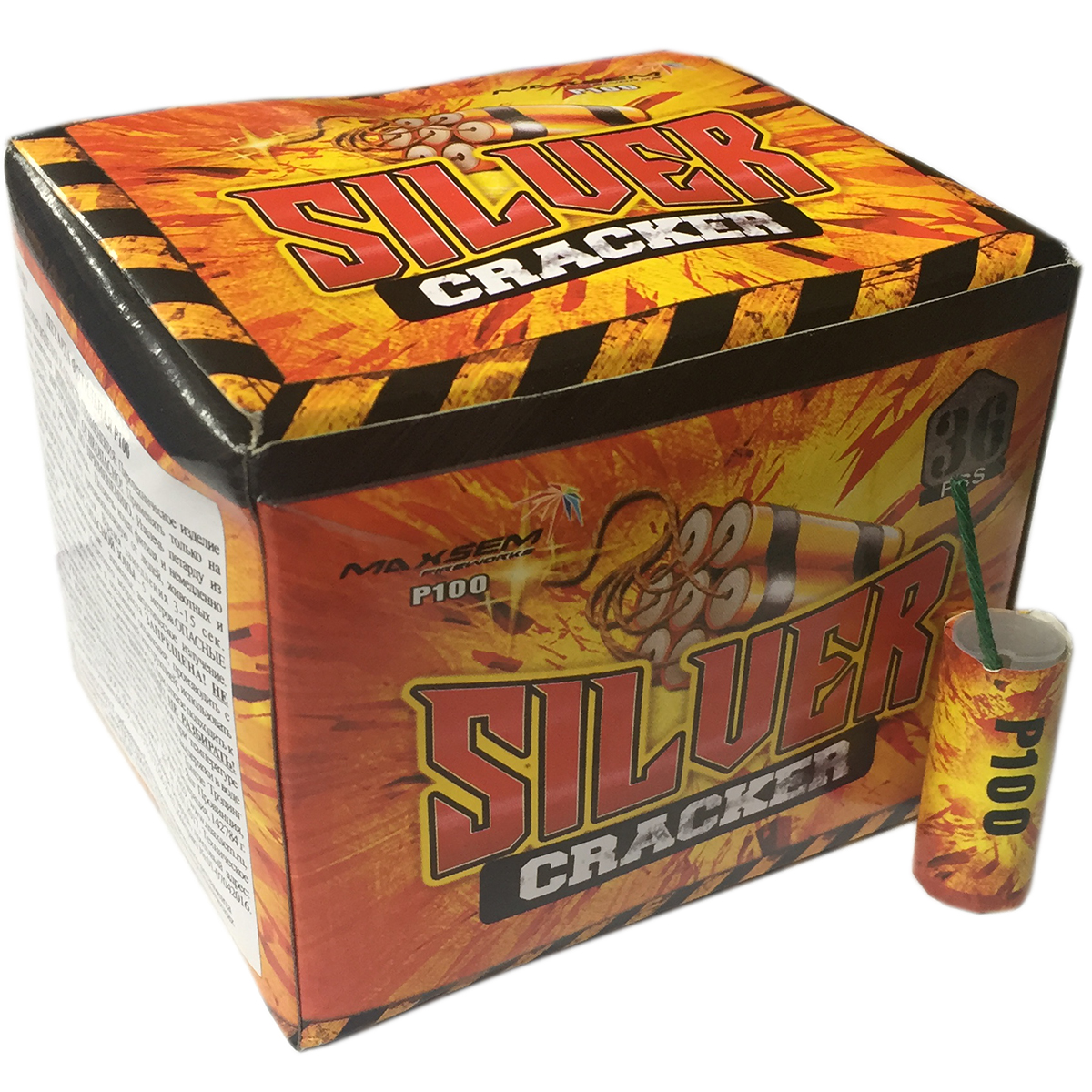 Петарды P100 Silver cracker (36 шт)