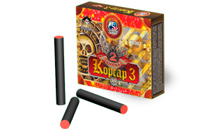 Петарды Корсар 3 Два хлопка (20 шт)  25/10/20