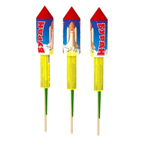 Ракета Буран (3 шт) (1.5") 40/3