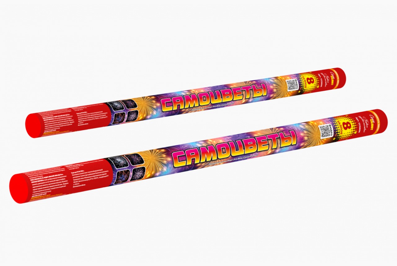 Римская свеча Самоцветы (1.5"х8) 18/1