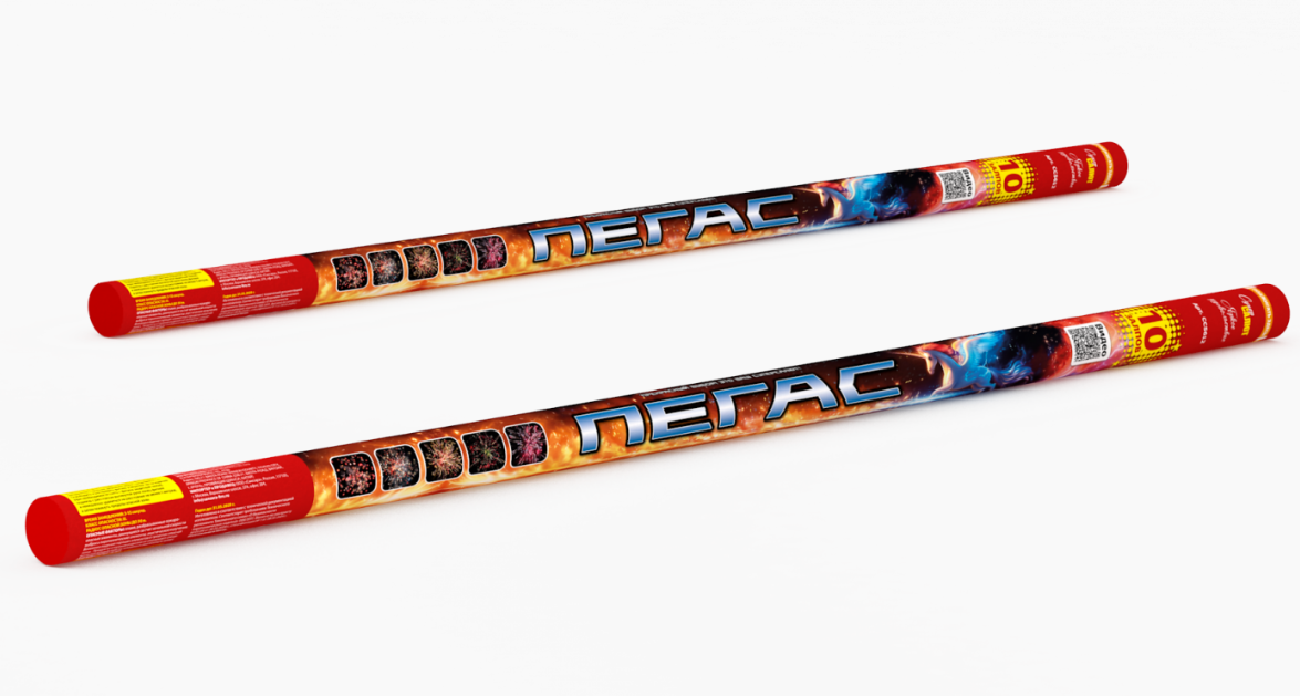 Римская свеча Пегас (1.2"х10) 25/1