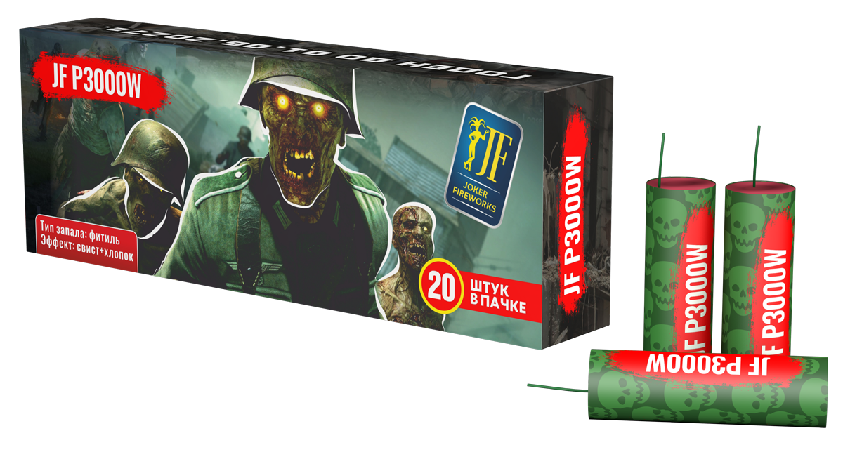 Петарда P3000W (20шт) 100/20
